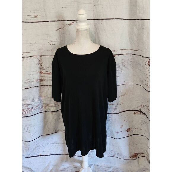 Misook Woman Vintage Short Sleeve Knit  Tunic Top Size 3X - Picture 1 of 5
